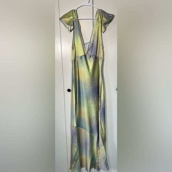 WeWoreWhat Yellow and Blue Midi Dress - Picture 5 of 7